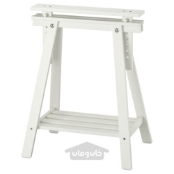 پایه دار ایکیا مدل IKEA MITTBACK رنگ چوب جامد سفید
