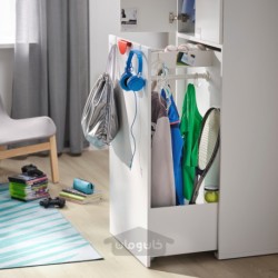 ترکیب ذخیره سازی ایکیا مدل IKEA SMÅSTAD رنگ سفید سبز/با بیرون کش