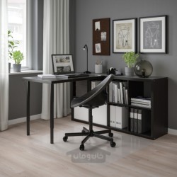 صفحه میز ایکیا مدل IKEA LINNMON رنگ سیاه قهوه ای