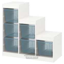 ترکیب ذخیره سازی با جعبه ایکیا مدل IKEA TROFAST