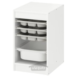 ترکیب ذخیره سازی با جعبه/سینی ایکیا مدل IKEA TROFAST