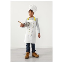 پیشبند بچه با کلاه سرآشپز ایکیا مدل IKEA TOPPKLOCKA