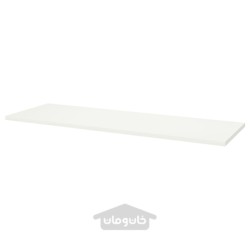 میز تحریر ایکیا مدل IKEA LAGKAPTEN / ALEX رنگ سفید/مشکی-قهوه ای