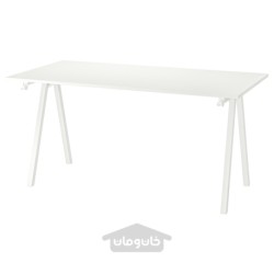 میز تحریر ایکیا مدل IKEA TROTTEN رنگ سفید