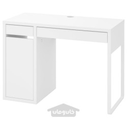 میز تحریر ایکیا مدل IKEA MICKE رنگ سفید