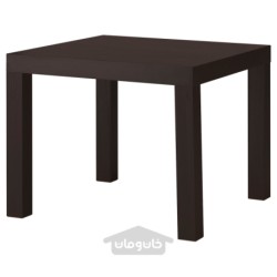 میز کناری ایکیا مدل IKEA LACK رنگ سیاه قهوه ای