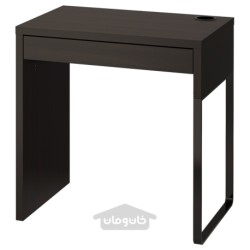 میز تحریر ایکیا مدل IKEA MICKE رنگ سیاه قهوه ای
