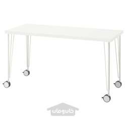 میز تحریر ایکیا مدل IKEA LAGKAPTEN / KRILLE رنگ سفید