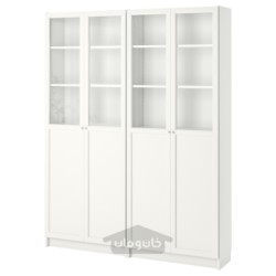 قفسه کتاب ایکیا مدل IKEA BILLY / OXBERG رنگ سفید