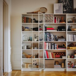 درب شیشه ای ایکیا مدل IKEA HÖGBO رنگ سفید