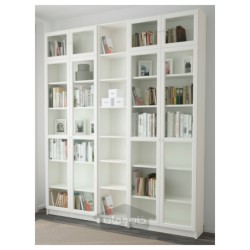 قفسه کتاب ایکیا مدل IKEA BILLY / OXBERG رنگ سفید