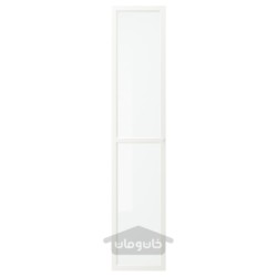 درب شیشه ای ایکیا مدل IKEA OXBERG رنگ سفید