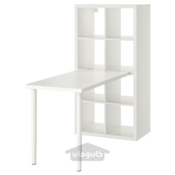 ترکیب میز ایکیا مدل IKEA KALLAX / LINNMON رنگ سفید