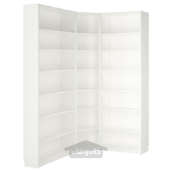 ترکیب کتابخانه گوشه با واحدهای اضافی ایکیا مدل IKEA BILLY