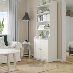 کابینت بلند با 2 درب ایکیا مدل IKEA HAUGA رنگ سفید