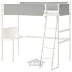 قاب تخت زیر شیروانی با صفحه میز ایکیا مدل IKEA VITVAL