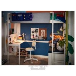 قاب تخت زیر شیروانی با صفحه میز ایکیا مدل IKEA VITVAL