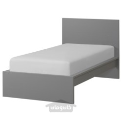 قاب تخت، بلند ایکیا مدل IKEA MALM رنگ خاکستری رنگ آمیزی شده