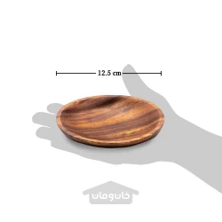 بشقاب کوچک بیضی چوب آکاسیا (ساخت فیلیپین)